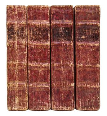 ARABIAN NIGHTS.  De Duizend en Ene Nacht, Arabische Vertellingen.  12 parts in 4 volumes.  1755